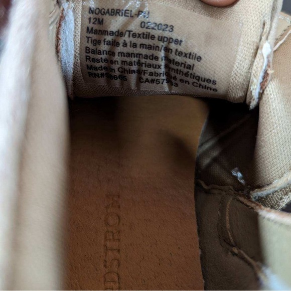 New Kids Nordstrom Rack Beige‎ Faux Suede Chukka Ankle Boots Booties Size 12M - Picture 6 of 6